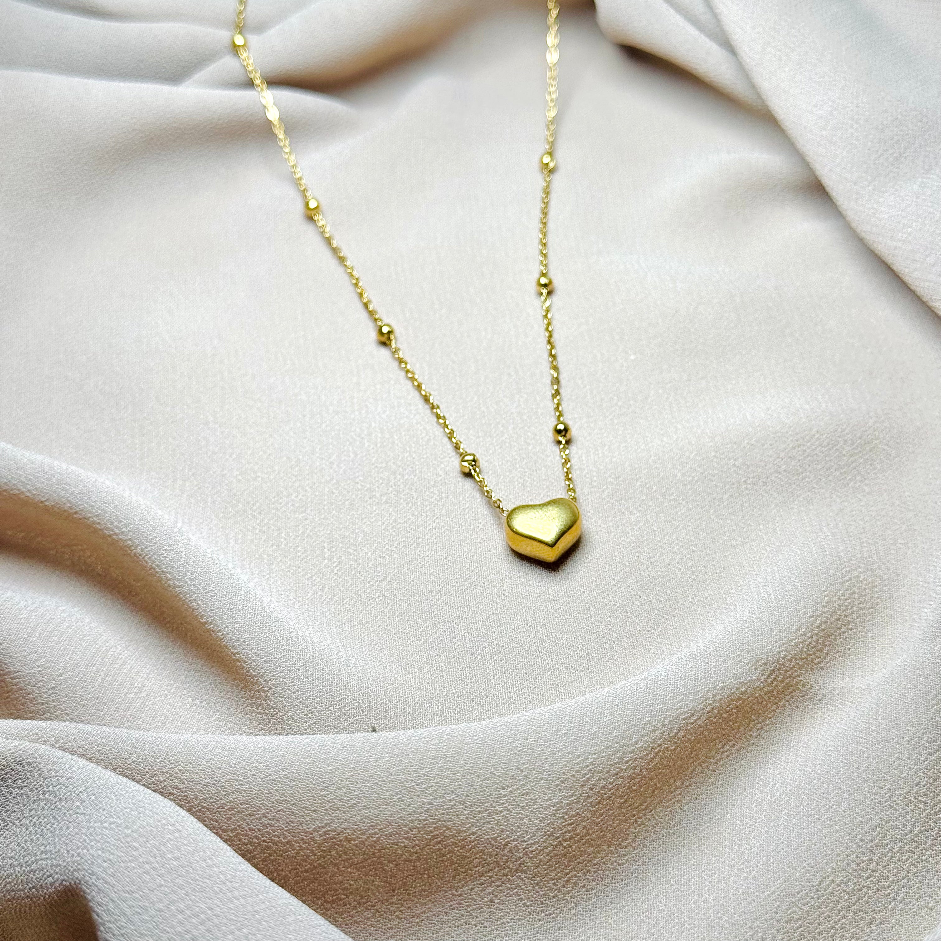 Beaded Heart Necklace