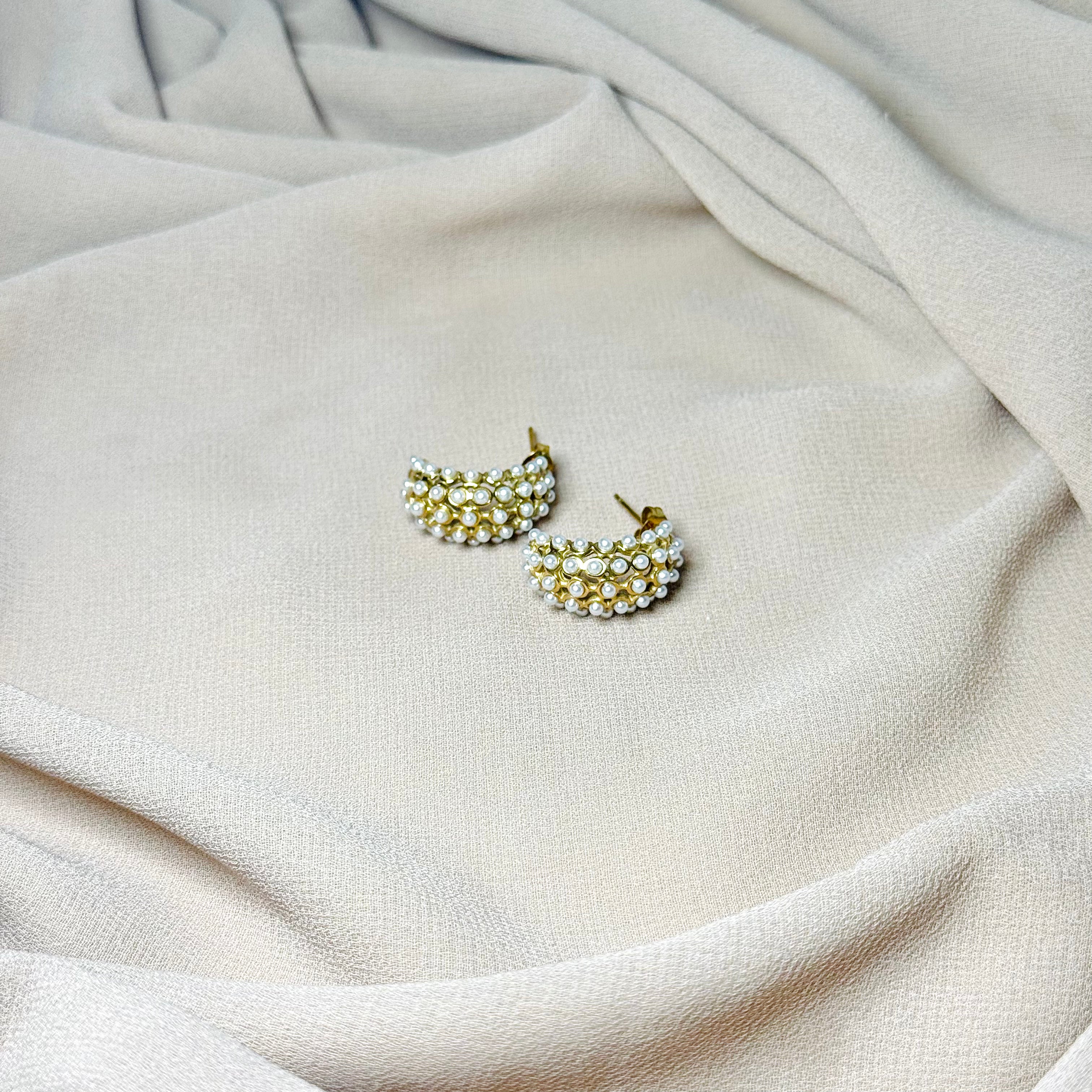 Pearls Beaded Earrings