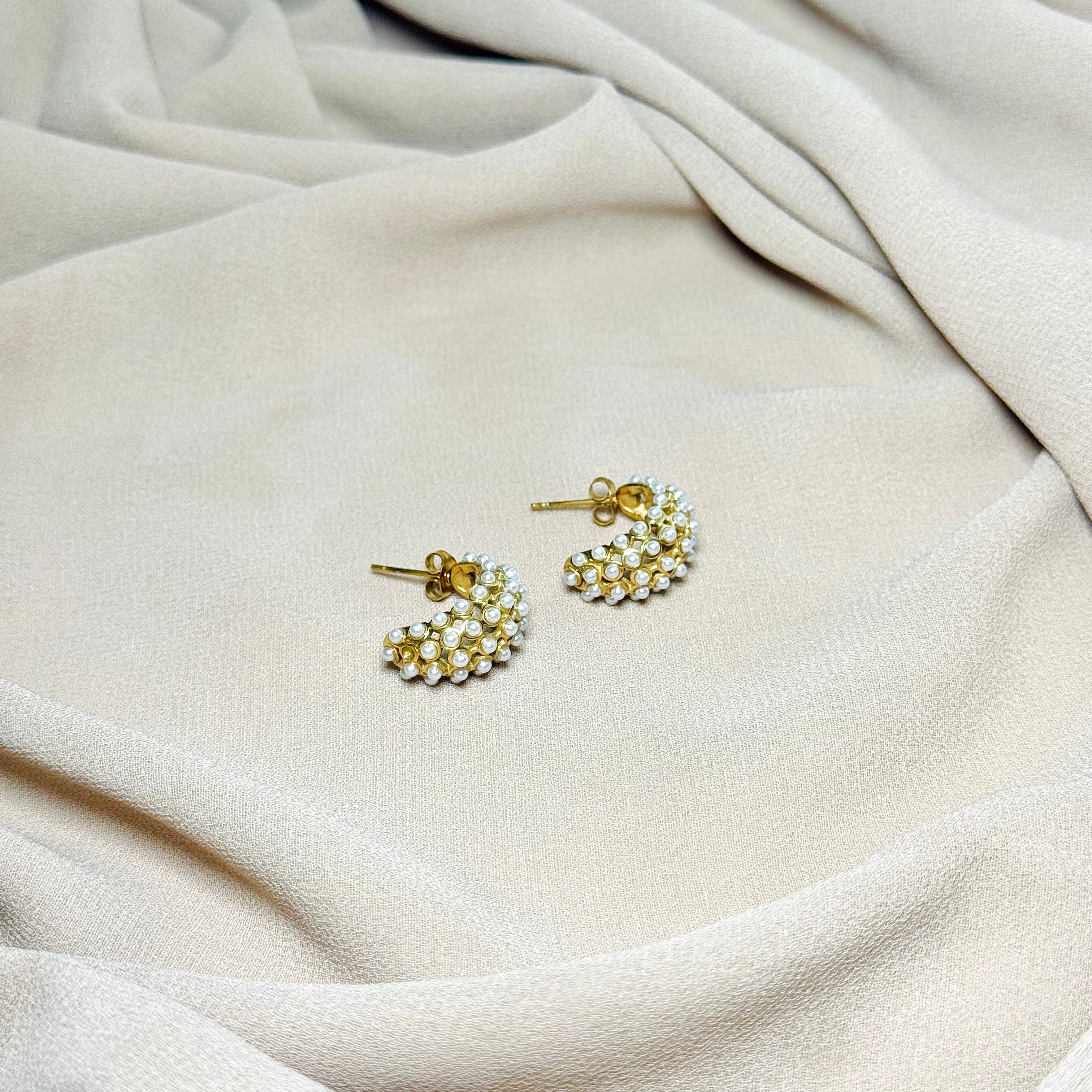 Pearls Beaded Earrings