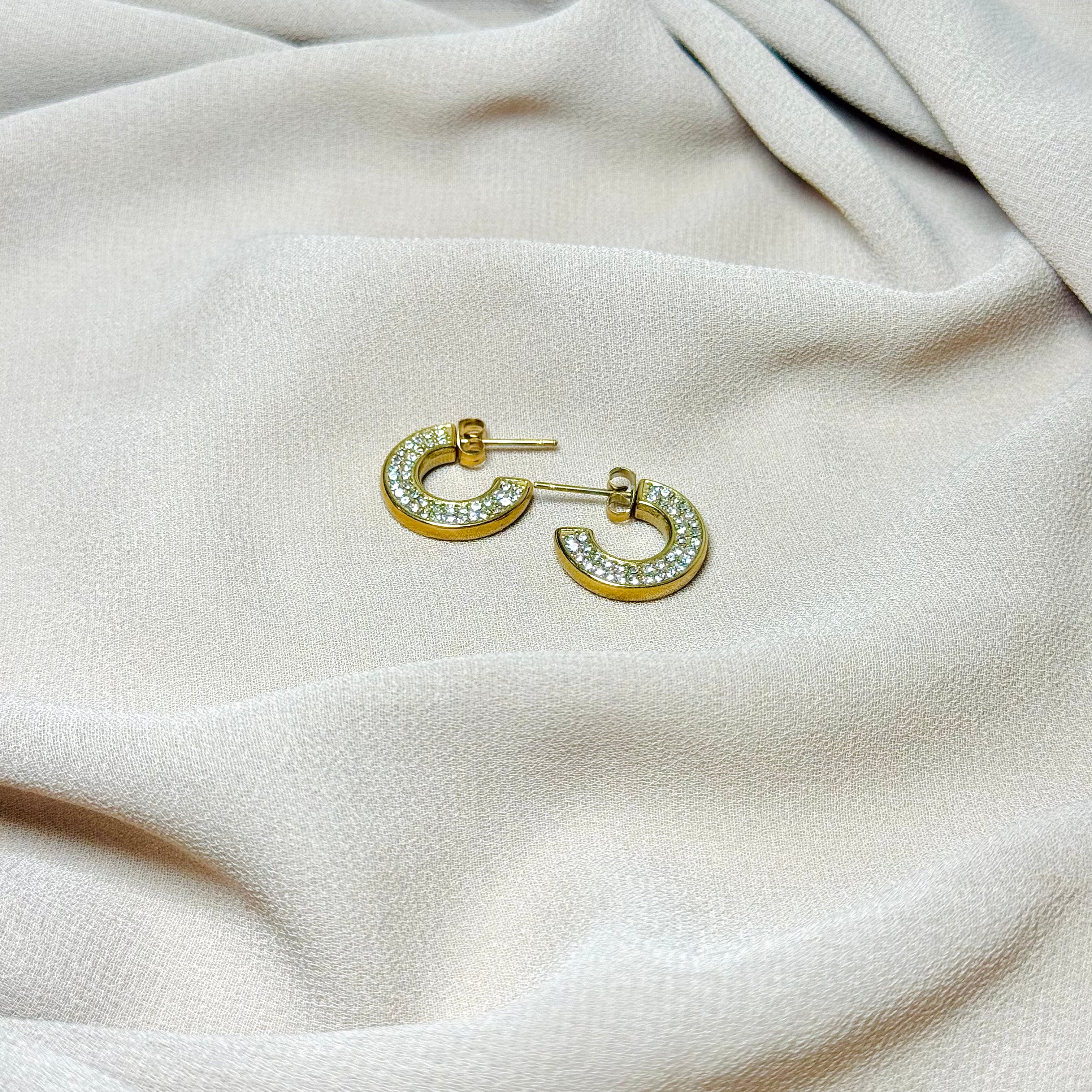 Luxe Zircon Ear Hoops