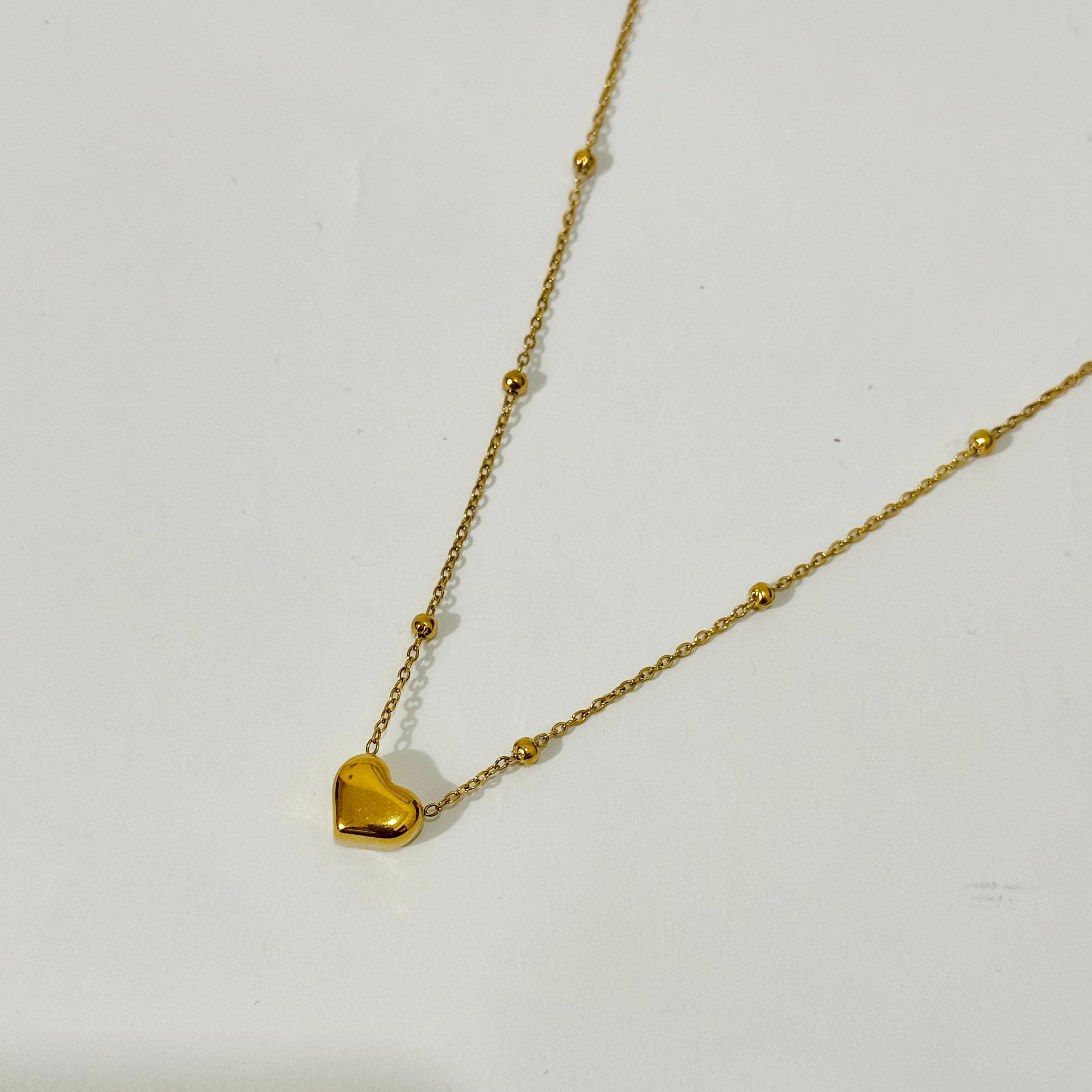 Beaded Heart Necklace