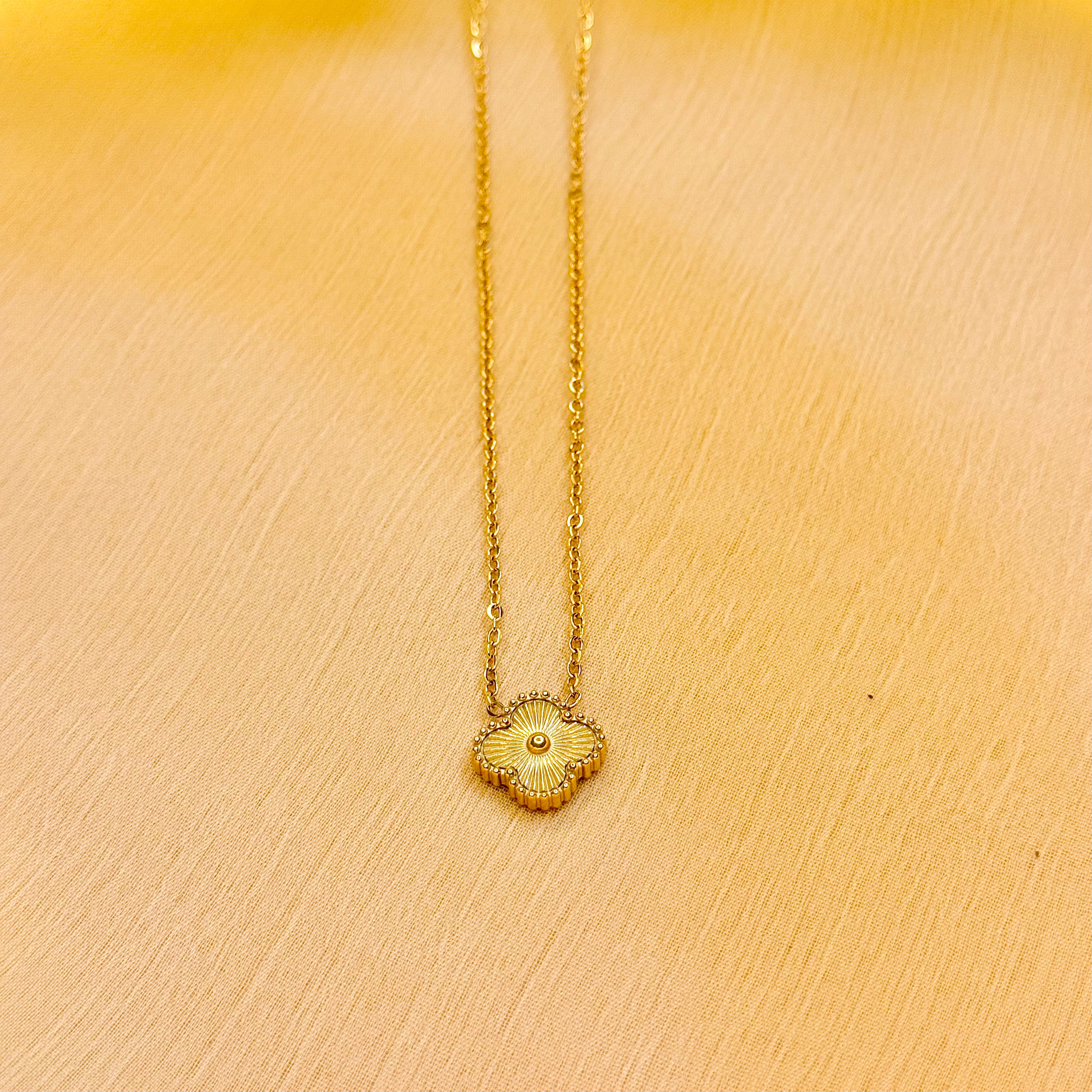 Goldent Clover Necklace