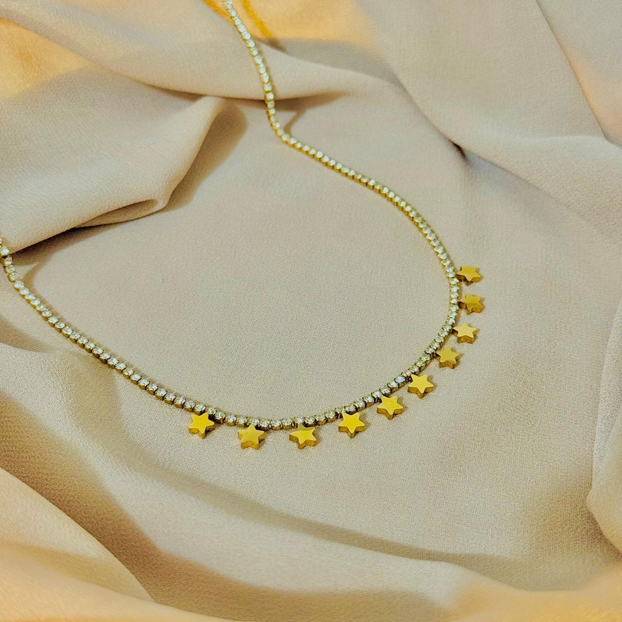 Zircon Star Necklace
