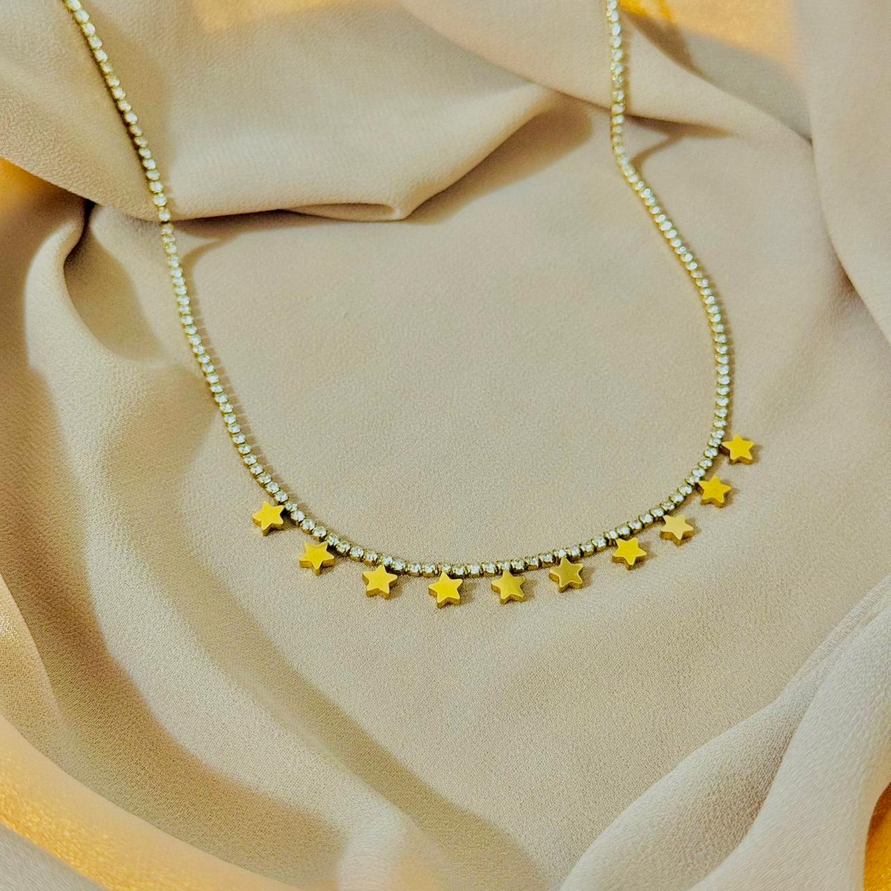Zircon Star Necklace
